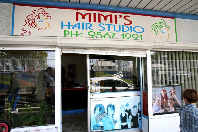Mimi's: with three hairdressers on the one strip, there's no excuse not to be looking your best. Photo by Rafaela Pandolfini.