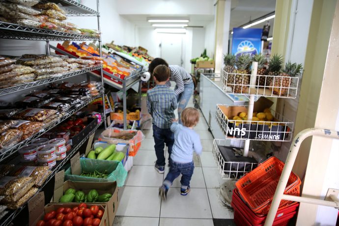 A cultural 'melting pot': the shelves of the local grocery store are stacked high with edible treasures. Photo by Rafaela Pandolfini.