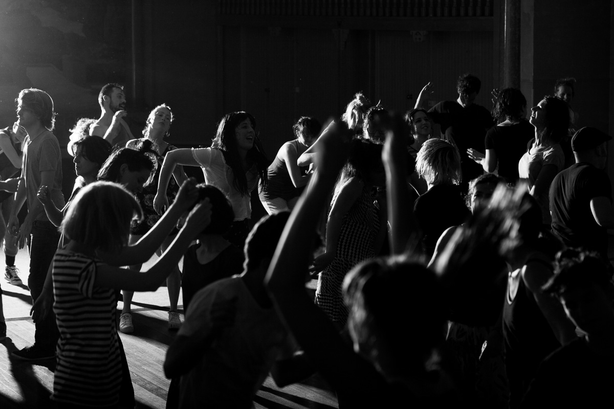 The introspective environment of No Lights No Lycra shifts the focus from what is ‘outside’ towards the innate enjoyment of dancing, even for just a short time. Photograph by Tom Ross.